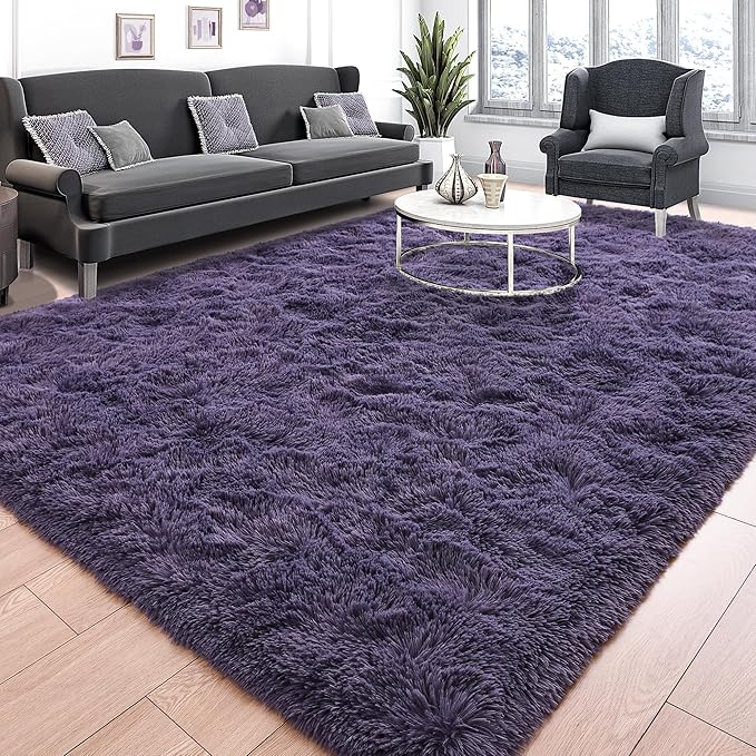 Tepook Super Soft Fluffy Rug for Bedroom, Modern Shaggy Fuzzy Kids Rugs for - Image 2