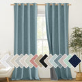 NICETOWN 100% Absolutely Blackout Linen Curtains by NICETOWN