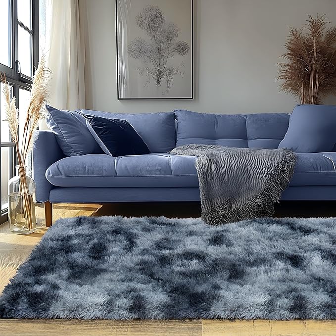 Runner Rugs for Bedroom, 2x6 Fluffy Throw Area Rug Non Slip for Bedside Dorm - Image 6