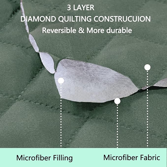 Reversible Sofa Covers Couch Cover Furniture Protector - Image 3