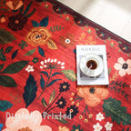 Rugcomf Door Mat Indoor Entrance 2x3 Rug Machine Washable Boho Floral Small - Image 7