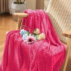 inhand Hot Pink Fleece Throw Blanket - Image 2