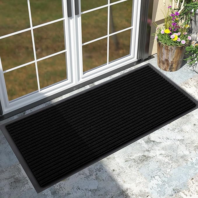 Yimobra Front Door Mat Outdoor Indoor Entrance, 100% Waterproof All-Season All by Yimobra