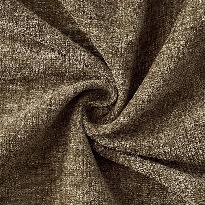 MIULEE Pack of 2 Coffee Throw Pillow Covers 16x16 Inch Soft Chenille Pillow - Image 2
