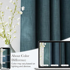 NICETOWN Greyish Blue Blackout Curtains 84 inches Long - Image 5