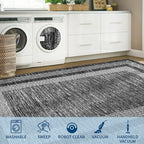 GarveeHome Modern Geometric Rug 4x6 Washable Rug - Image 7
