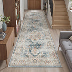 Madane Runner Rug 2'6''x8' Kitchen Runner, Hallway Runner Printed Vintage by Madane