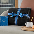 Bedsure GentleSoft Fleece Bed Blankets Large Size Black - Image 7