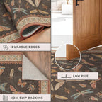 Brown 2x6 Indoor Rugs for Entryway - Image 5