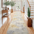 3x15 Washable Kitchen Runner Rug: Modern Abstract Runners by Ksrau