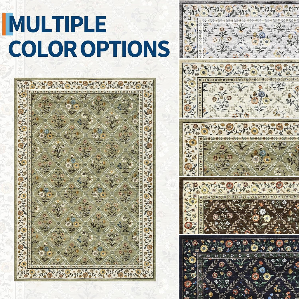 GarveeHome Washable Kitchen Rugs Non Slip 2x6 Hallway Runner Low Pile Rug