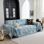 MYSKY HOME Couch Cover for Sectional Sofa Set Sage Geometric Furniture Sofa - Image 2