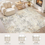 UERMEI 5x7 Area Rug Living Room Rugs - Image 2