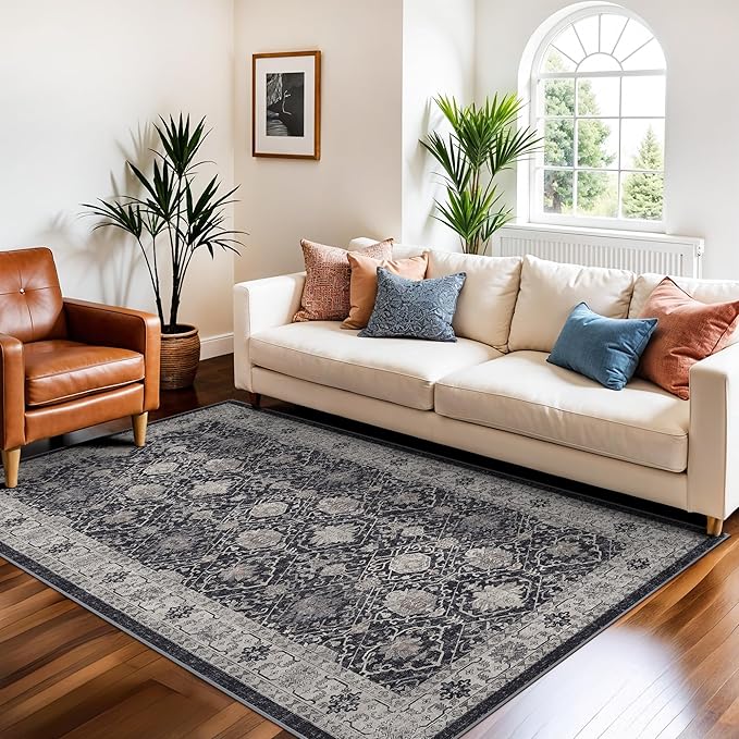 Washable 3x5 Entryway Area Rugs: Ultra Soft Low Pile Carpet - Image 4