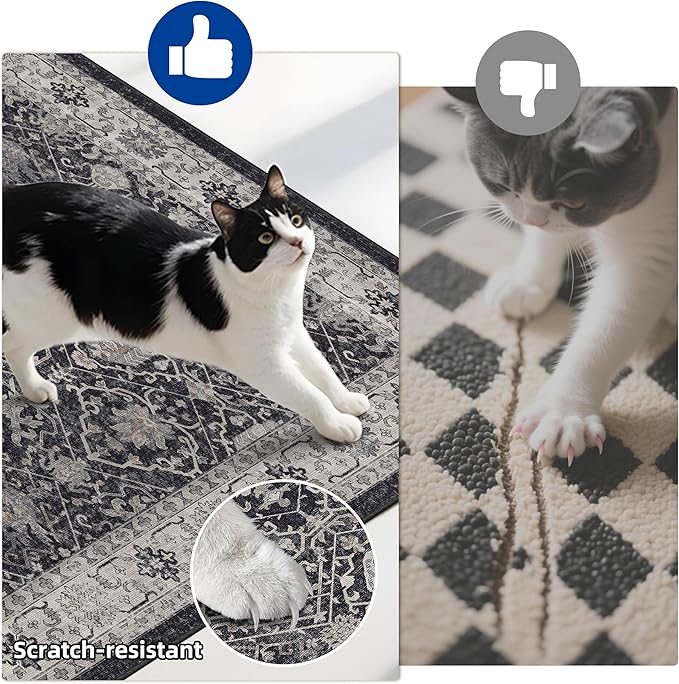Kitchen Sink Rugs Set 0f 2: Washable Non-Slip Hardwood Floor Mat - Image 7