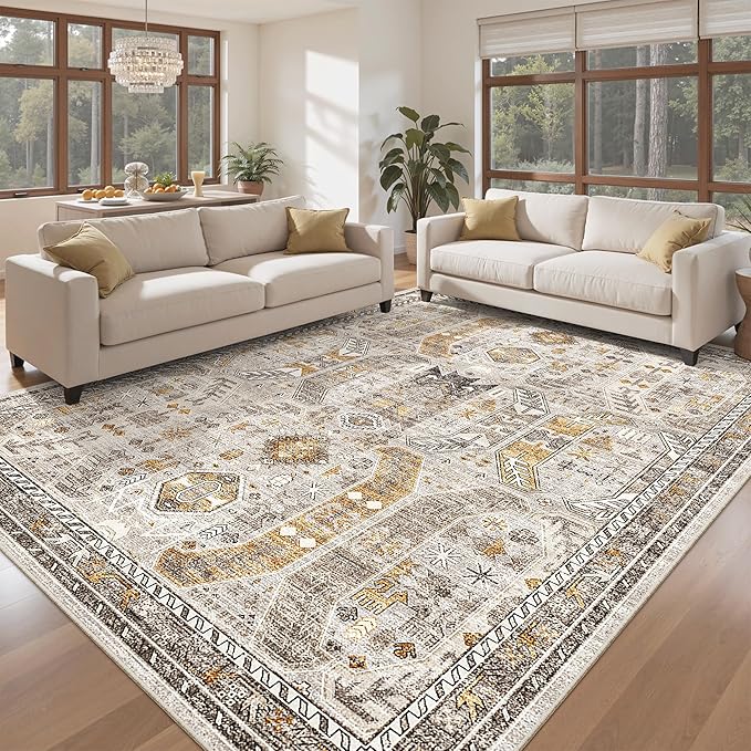 Madane Washable Rug 8x10 Area Rugs - Image 2