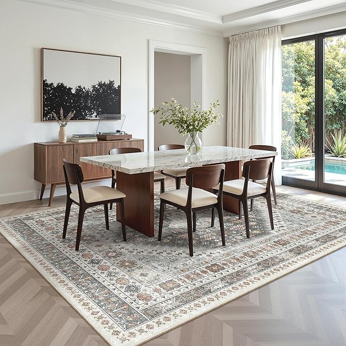 zesthome 6x9 Area Rug, Super Soft Washable Rugs - Image 8