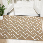 OLANLY Front Door Mat, Non-Slip Rubber Backing, Dirt Resistant and Absorbent by OLANLY