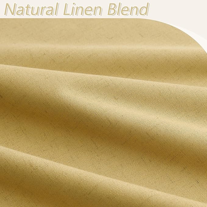 Guken 100% Blackout Curtains 72 Inch Length 2 Panels Set - Image 3