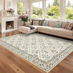 GarveeHome Living Room Rug 5x7 Rug Machine Washable Stain Resistant Area Rug by GarveeHome