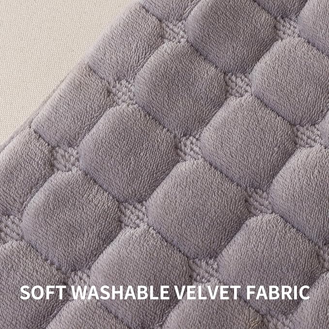 Velvet Throw Pillow Covers 22×22 Inch Decorative Pillows Cover Neutral Soft - Image 4