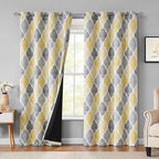 Beauoop 100% Blackout Curtains 84 Inches Long 2 Panels by Beauoop