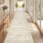 3x12 Runner Rug for Hallway, Non-Slip Long Bathroom Rugs Runner for Kitchen - Image 3