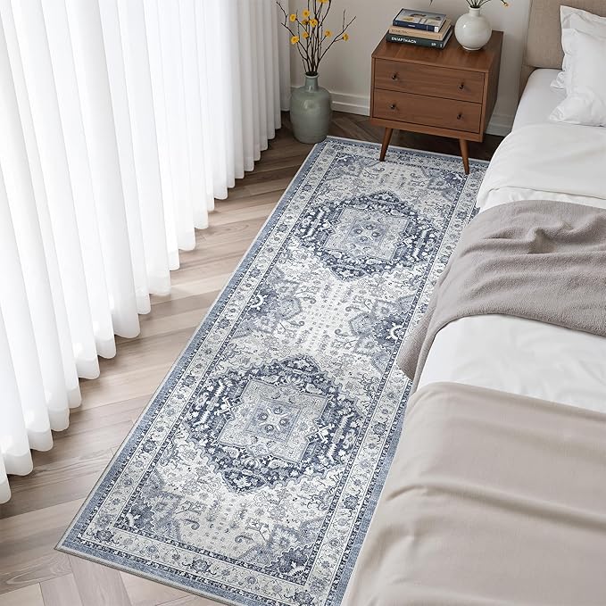 Madane Washable Runner Rug 2x6, Ultra-Thin Non-Slip Non-Shedding Hallway Runner - Image 5