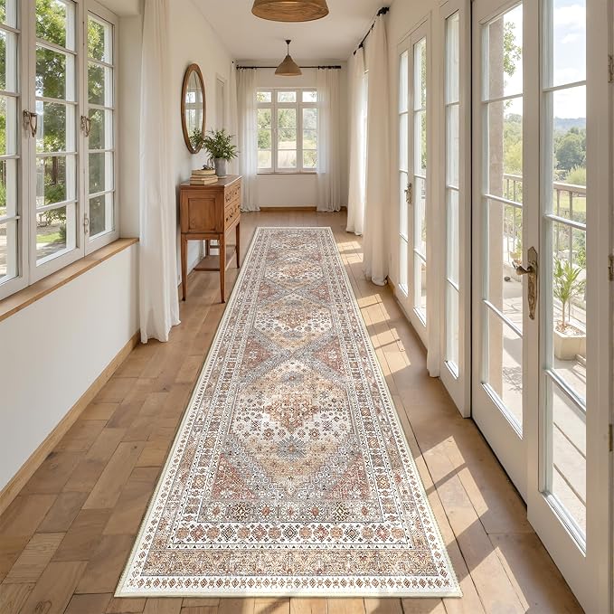 Kitchen Runner Rug Non Slip Washable 2.5x10, Soft Ultra-Thin Entryway Rug - Image 3