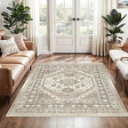 3x5 Washable Area Rug for Entryway, Kitchen Rugs Non Slip for Dining Room - Image 3