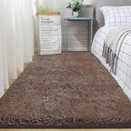 2x6 Runner Rug for Bedroom: Fluffy Shag Soft Washable Rugs Small Fuzzy Plush - Image 5