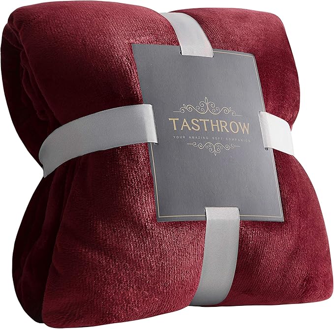 TASTHROW Large Flannel Fleece Throw Blanket, 50×70 Inch by TASTHROW