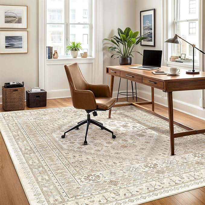 Area Rugs 5x7, Ultra-Thin Washable Rugs - Image 4