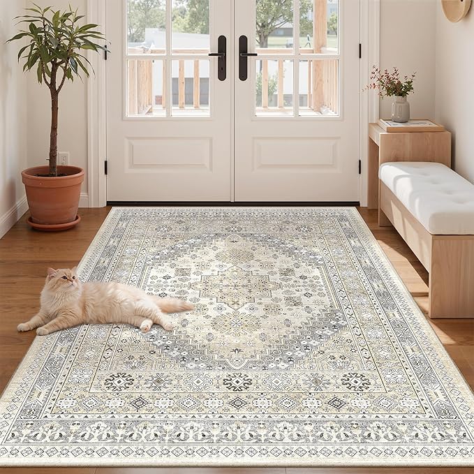 zesthome 3x5 Rug Ultra Soft Washable Rug, Non Slip Area Rug Indoor Entrance by Zesthome