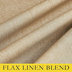 NICETOWN 100% Blackout Camel Linen Curtains 95 inches Length - Image 7