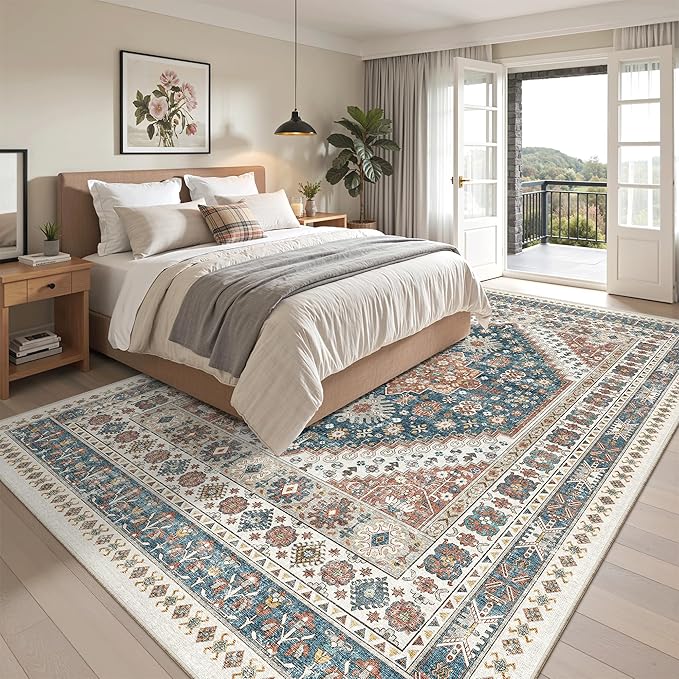 Madane Washable Rug 8x10 Area Rugs - Image 3
