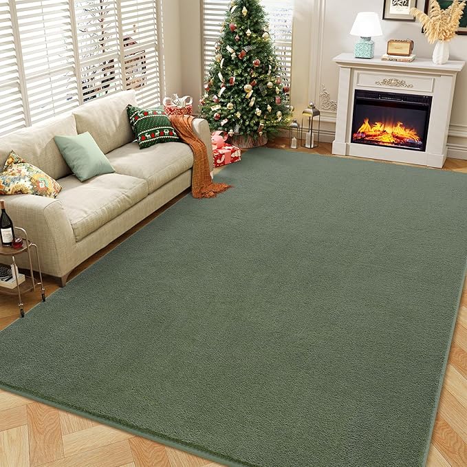 Amearea Large Modern Area Rugs for Bedroom Living Room, 5x8 Feet Sage Green - Image 7