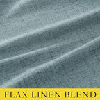 NICETOWN 100% Absolutely Blackout Linen Curtains - Image 8