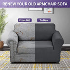 Joccun Stretch Chair Couch Cover, 1-Piece Sofa Slipcover Spandex Jacquard - Image 6