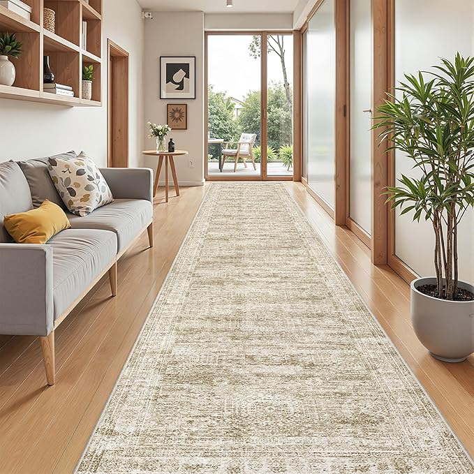 Washable Runner Rug 2.5x14, Non-Slip Long Hallway Runner - Image 3