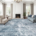 10x14 Area Rugs for Living Room, Non Slip Machine Washable Vintage Rugs by Soalmost