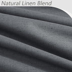 Guken 100% Blackout Curtains 96 Inch Length 2 Panels Set - Image 3