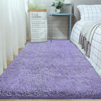 2x6 Runner Rug for Bedroom: Fluffy Shag Soft Washable Rugs Small Fuzzy Plush - Image 5