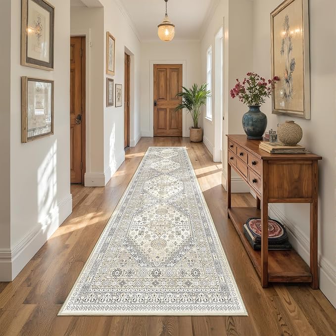 Runner Rug 2x10, Ultra-Thin Kitchen Rugs Non Slip Washable Rugs - Image 5