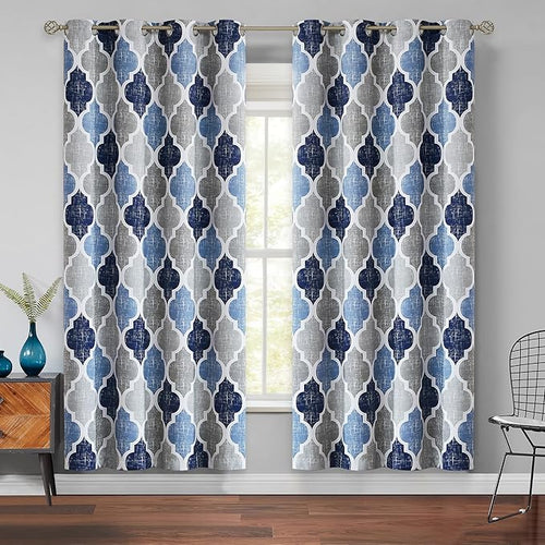 Beauoop 100% Blackout Curtains 72 Inches Long 2 Panels by Beauoop