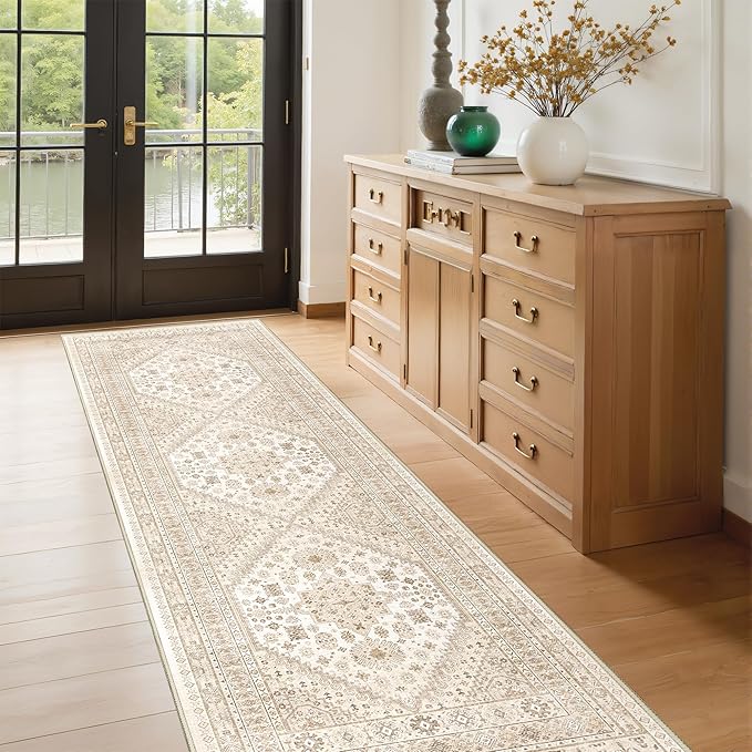 Kitchen Runner Rug Non Slip Washable 2.5x8, Soft Low Pile Entryway Rug Runners - Image 5