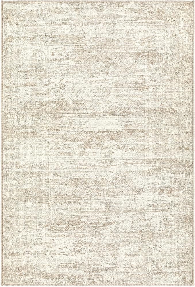 UERMEI 2x3 Entryway Area Rug: Washable Neutral Modern Abstract Small Rug - Image 6