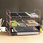 Simple Houseware 3-Tier Stackable Can Organizer Rack 36 Cans, Rose Gold