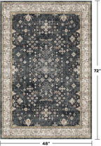 Boho Washable 4x6 Entryway Rug - Image 2