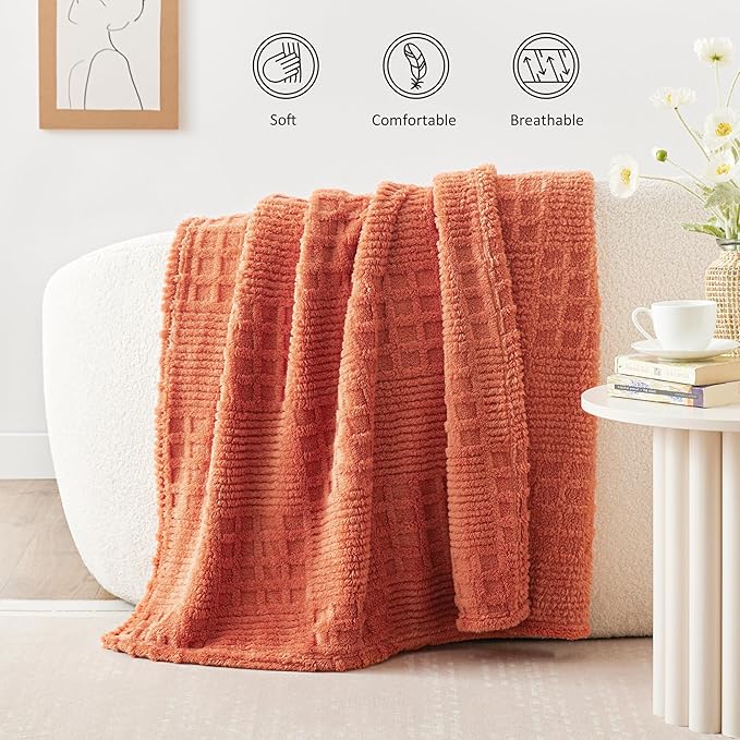 EXQ Home Fleece Throw Blanket for Couch or Bed - Image 2
